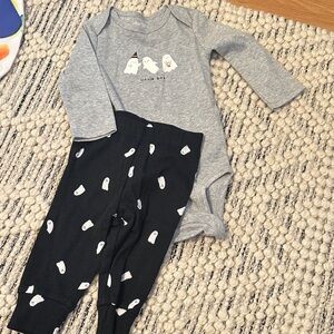 Carter's Gray Baby Onesie